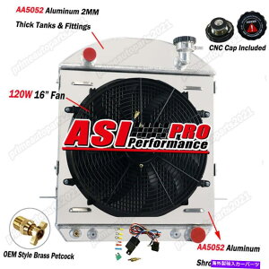Radiator 4񃉃WG[^[+VEht@+[ɓK1917-27tH[hfToPbgV{[v8Xbv 4 Rows Radiator+Shroud Fan+Relay Fits 1917-27 Ford Model T-Bucket Chevy V8 SWAP
