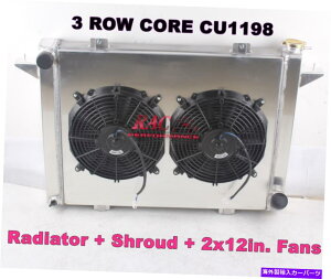 Radiator 1989-1993�_�b�WD/W�s�b�N�A�b�v250 350 5.9d 359CU��3��̃��W�G�[�^�[�ƃt�@���V�����E�h 3 Row Radiator and Fan Shroud for 1989-1993 Dodge D/W Pickup 250 350 5.9D 359CU�y���s�A���i�z