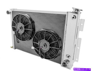 Radiator 67 68 69 Camaro�AFirebird 4 row wr Radiator + Two 10 �t�@���i�r�b�O�u���b�N��p�j 67 68 69 Camaro, Firebird 4 Row WR Radiator + Two 10 Fans (Big Block Cooling)�y���s�A���i�z