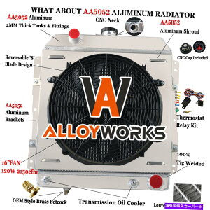 Radiator 1958N4̃WG[^[VEht@T[X^bgV{[CpJvXxAv8 4 Row Radiator Shroud Fan Thermostat For 1958 Chevrolet Impala Caprice Belair V8