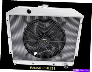 Radiator `sI3A~jEWG[^[16 "t@49 50 51}[L[J[Z_V{[GW CHAMPION 3 ROW ALUMINUM RADIATOR 16" FAN 49 50 51 MERCURY CAR SEDAN CHEVY ENGINE