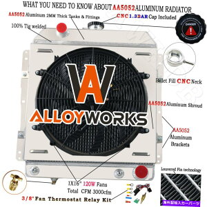 Radiator 4��̃��W�G�[�^�[�V�����E�h�t�@���V�{���[�C���p��/�f���x���G�A/���C�m�}�h/�J�v���X1958 4 Row Radiator Shroud Fan For Chevy Impala/Del Bel Air/Ray Nomad/Caprice 1958�y���s�A���i�z