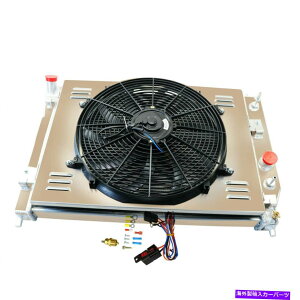 Radiator 2005�N����2013�N�̃V�{���[�R���x�b�gC6 V8��4�񃉃W�G�[�^�[+120W�d�C�t�@���V�����E�h 4 Rows Radiator+120W Electric Fan Shroud for 2005-2013 Chevrolet Corvette C6 V8�y���s�A���i�z
