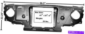 Radiator 1964?1965t@RWG[^[T|[gEDPR[eBOX`[_CiR[3415 1964~1965 Falcon Radiator Support EDP Coated Steel Dynacorn 3415