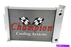 Radiator 3��RS�`�����s�I�����W�G�[�^�[�A1 1/2 �A1 3/4 Fittings-1967-1969 Camaro Small LS Swap 3 Row RS Champion Radiator,1 1/2,1 3/4 Fittings-1967-1969 Camaro Small LS Swap�y���s�A���i�z