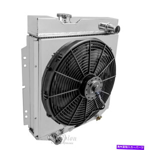 Radiator 2s1 "WG[^[A16"t@A1965-1966 Ford Mustang V8 Eng̃VEh 2 Row 1" Discount Radiator, 16" Fan, Shroud for 1965-1966 Ford Mustang V8 Eng