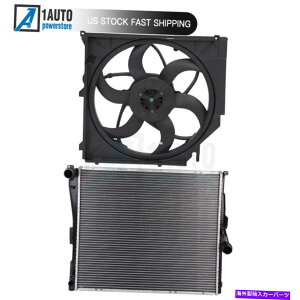 Radiator 2004N2006NBMW X3 2.5L 3.0L̓dGWWG[^[pt@Lbgtg Electric Engine Radiator Cooling Fan Kit Front For 2004-2006 BMW X3 2.5L 3.0L