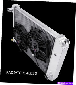 Radiator �`�����s�I��3��A���~�j�E�����W�G�[�^�[10 �t�@��73 74�V�{���[�m���@�r���C�b�N�A�|��23�R�A CHAMPION 3 ROW ALUMINUM RADIATOR 10 FANS 73 74 CHEVY NOVA BUICK APOLLO 23 CORE�y���s�A���i�z