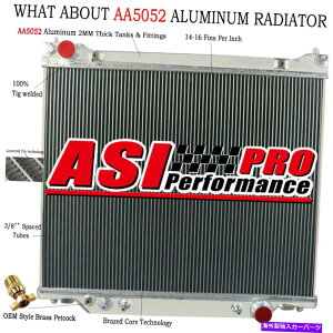 Radiator 4��A���~�j�E�����W�G�[�^�[�t�B�b�g1995-97 Ford F250 F350 F59 7.3L Powerstroke US Pro 4 ROW Aluminum Radiator Fit 1995-97 Ford F250 F350 F59 7.3L Powerstroke US PRO�y���s�A���i�z
