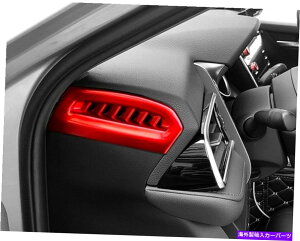 Dashboard Cover bh_bVTChACGAxgJo[bhXvb^[bvX|C[J18 19 20 21 Red Dash Side AC Air Vent Cover Lid Splitter Lip Spoiler FOR CAMRY 18 19 20 21
