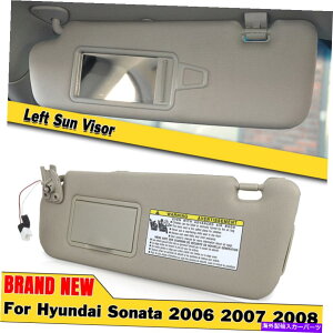 TVF[h 2005N2010Ñq_C\i^̃x[WCi[hCo[TChTVF[hTVF[hw/~[ Beige Inner Driver Side Sunvisor Sunshade W/ Mirror For 2005-2010 Hyundai Sonata