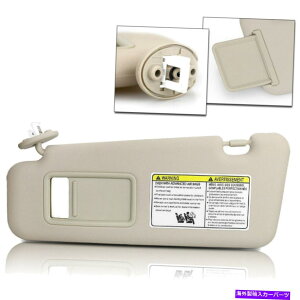TVF[h x[W̍hCo[TChToCU[̓nC_[2008-2013 w/vanity lightɓK܂ Beige Left Driver Side Sun Visor Fits Highlander 2008-2013 w/Vanity Light