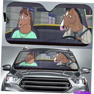 TVF[h {WbNz[X}^CYA[̗vJ[TVF[h Bojack Horseman Cartoon Time's Arrow Recap Car Sun Shade