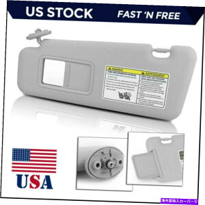 TVF[h 2008-13nC_[̍hCo[OCToCU[74320-48500-B0 Left Driver Gray Sun Visor For 2008-13 Highlander W/ Light 74320-48500-B0