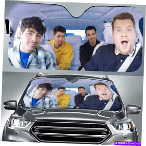 TVF[h WiXuU[YJ[v[JIPWF[YR[fJ[TVF[hƂ̃CgCgV[ Jonas Brothers Carpool Karaoke The Late Late Show with James Corden Car SunShade