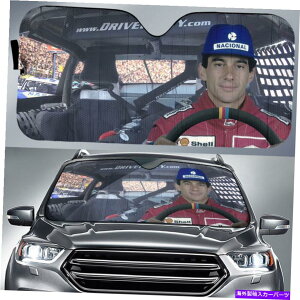 TVF[h Ԃ̃TVF[hEGCgEZi Car sunshade Ayrton Senna