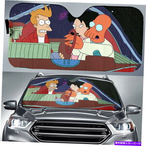 �T���V�F�[�h Futurama Cartoon Philip J Fry Zoidberg Amy Wong Car Sun Shade Futurama Cartoon Philip J Fry Zoidberg Amy Wong Car Sun Shade�y���s�A���i�z