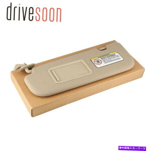 TVF[h q_CGgMD̐Vx[W11-15hCo[TChToCU[CNAbv~[ New Beige for Hyundai Elantra MD 11-15 Left Driver Side Sun Visor Makeup Mirror