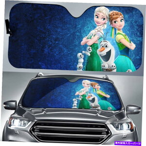 TVF[h t[YfItt[YGUƃAiJ[TVF[h Frozen Movies Olaf Frozen Elsa And Anna Car Sun Shade