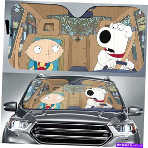 TVF[h t@~[KC̖uCAOtBƃX`[C[OtBJ[TVF[h Family Guy Cartoon Brian Griffin And Stewie Griffin Car Sun Shade