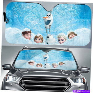 TVF[h t[YfItt[YGUƃAiJ[TVF[h Frozen Movies Olaf Frozen Elsa And Anna Car Sun Shade