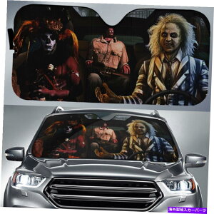 �T���V�F�[�h Beetlejuice�f��Michael Keaton Car Sun Shade Beetlejuice Movies Michael Keaton Car Sun Shade�y���s�A���i�z