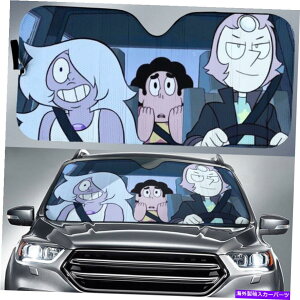 TVF[h XeB[ujo[XXeB[ujo[Xp[ƃAWXg2Ԃ̓A Steven Universe Cartoon Steven Universe Pearl And Amethyst 2 Car Sun Shade