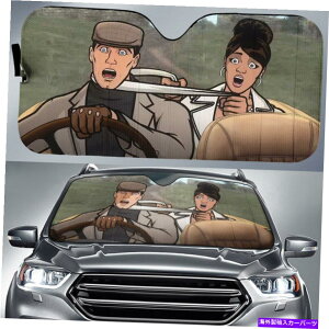 TVF[h A[`[erV[YX^[OA[`[iPCA`uYtBbhJ[TVF[h Archer TV Series Sterling Archer Lana Kane Achub Y Morfilod Car Sun Shade