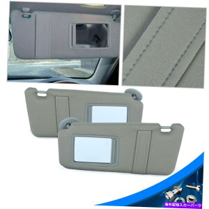 TVF[h 2007N2011Ñg^J̍ƉẼO[J[ToCU[yA Gray Car Sun Visor Pair Left & Right Side W/O Sunroof For 2007-2011 Toyota Camry