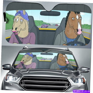 TVF[h {WbNz[X}n[t}Ch{WbNz[X}UP[J[J[TVF[h Bojack Horseman Cartoon Half a Mind Bojack Horseman The Caretaker Car Sun Shade
