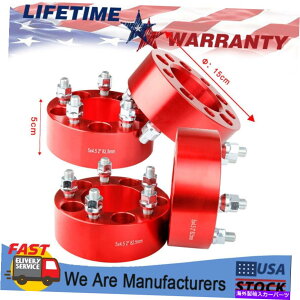 Xy[T[ 4x 2 "5x4.5"zC[Xy[T[1/2 "x20W[vO[`FL[TJ YJ XJ̃X^bh 4x 2" Thick 5x4.5"Wheel Spacer 1/2"x20 Stud for Jeep Wrangler Cherokee TJ YJ XJ