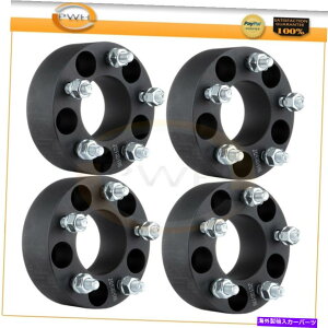 Xy[T[ 4PCS 2 "50mm 5x4.5?5x114.3zC[Xy[T[1996-2010̃g^RAV412x1.5 4Pcs 2" 50mm 5x4.5 to 5x114.3 Wheel Spacers 12x1.5 for 1996-2010 For Toyota Rav4