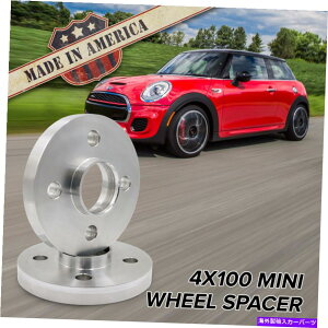 Xy[T[ 2pc | 4x100i4O~jɓKj| 15mmnuS̃rbgzC[Xy[T[|AJ 2pc | 4x100 (Fits 4 Lug Mini) | 15mm Hub Centric Billet Wheel Spacers | USA MADE