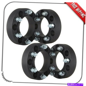 �X�y�[�T�[ 4PC 1.5 "�����̍����n�u�Z���g���b�N�z�C�[���X�y�[�T�[6x5.5 2001-2006�g���^�Z�R�C�A 4Pc 1.5" Thick Black Hubcentric Wheel Spacers 6x5.5 2001-2006 For Toyota Sequoia