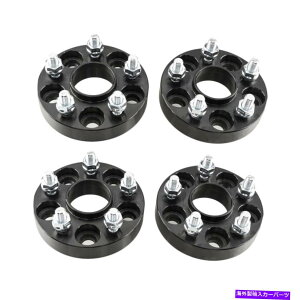 Xy[T[ 4PCS 1 '' 5x100XoFR-S BRZ WRX̂߂̒SzC[A_v^[1993-2016ubN 4pcs 1'' 5x100 Centric Wheel Adapters for Subaru FR-S BRZ WRX 1993-2016 Black