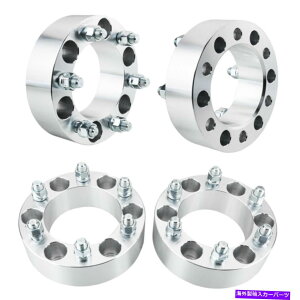 �X�y�[�T�[ 4PCS 6���O�z�C�[���X�y�[�T�[6x5.5 2 �V���o���[�h�V�G��1500�̌���14x1.5�X�^�b�h 4pcs 6-lug Wheel Spacers 6x5.5 2 Thick 14x1.5 Studs For Silverado Sierra 1500�y���s�A���i�z
