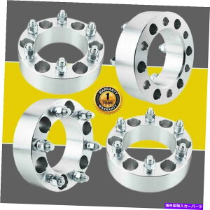 �X�y�[�T�[ 4PCS����2�C���`6x5.5�z�C�[���X�y�[�T�[�A�_�v�^�[14x1.5 GMC Sierra 1500�p�X�^�b�h 4PCS 2 Inch Thick 6x5.5 Wheel Spacers Adapters 14x1.5 Studs for GMC Sierra 1500