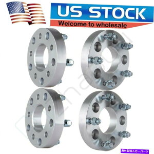 �X�y�[�T�[ 4PCS 1.25 �z�C�[���X�y�[�T�[5x5?5x5.5�z�C�[��1/2 GMC�V�{���[�p�X�^�b�h�A�_�v�^�[ 4pcs 1.25 Wheel Spacers 5x5 to 5x5.5 Wheels 1/2 Studs Adapter For GMC Chevy