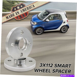 Xy[T[ 3x112i3OX}[gɓKj| 20mmnuS̃rbgzC[Xy[T[|AJX2܂ 3x112 (Fits 3 Lug Smart) | 20mm Hub Centric Billet Wheel Spacers | USA MADE x2
