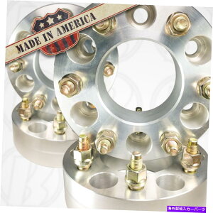�X�y�[�T�[ 4 USA���C�h�V�{���[GMC�L���f���b�N2�C���`�z�C�[���X�y�[�T�[�A�_�v�^�[6x5.5 14x1.5�X�^�b�h 4 USA MADE CHEVY GMC CADILLAC 2 inch WHEEL SPACERS ADAPTERS 6X5.5 14x1.5 STUDS