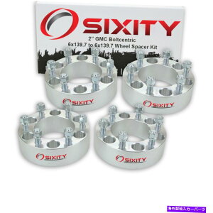 Xy[T[ 4PC 2 "GMC SAVANA 1500A_v^[OX^bh6x139.7 RF̃zC[Xy[T[ 4pc 2" Wheel Spacers for GMC Savana 1500 Adapters Lugs Studs 6x139.7 rf