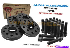 �X�y�[�T�[ 4PC�A�E�f�B�t�H���N�X���[�Q��25mm�n�u�Z���g���b�N�z�C�[���X�y�[�T�[��A4 A5 A6 Jetta GTI�S���t�ɓK�����܂� 4pc Audi Volkswagen 25mm Hubcentric Wheel Spacers Fits A4 A5 A6 Jetta GTI Golf