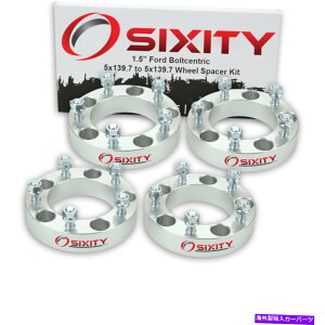 �X�y�[�T�[ 4pc 1.5 "�t�H�[�hF150�̃z�C�[���X�y�[�T�[F150�s�b�N�A�b�v�g���b�N�A�_�v�^�[���O�X�^�b�h5x139.7 py 4pc 1.5" Wheel Spacers for Ford F150 Pickup Truck Adapters Lugs Studs 5x139.7 py