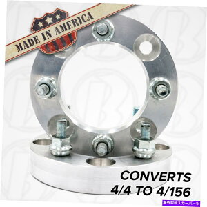 Xy[T[ x2 | 4x4i4x101.6mmj4x156zC[A_v^[/Xy[T[1 "||X x2 | 4x4 (4x101.6mm) to 4x156 Wheel Adapters/Spacers 1" Thick | Polaris Kawasaki