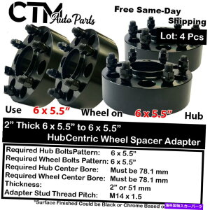 �X�y�[�T�[ 4x 2 6x5.5�i139.7�j�n�u�Z���g���b�N�z�C�[���X�y�[�T�[�A�_�v�^�[�t�B�b�gQX56/80/Titan XD/RAM1500 4x 2 6x5.5(139.7) Hubcentric Wheel Spacer Adapter Fit QX56/80/Titan XD/Ram1500�y���s�A���i�z