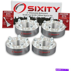 �X�y�[�T�[ 4PC 2 "Oldsmobile Cutlass Supreme Adapters���O�p�z�C�[���X�y�[�T�[5x120.7 LQ 4pc 2" Wheel Spacers for Oldsmobile Cutlass Supreme Adapters Lugs 5x120.7 lq