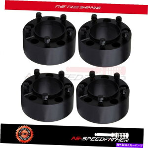 Xy[T[ 4x 3 "̍nuSzC[Xy[T[1998-2021g^hN[U[ 4X 3" Thick Black Hub Centric Wheel Spacers 1998-2021 For Toyota Land Cruiser