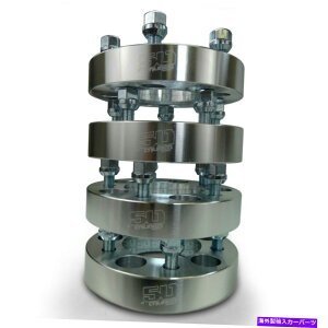 �X�y�[�T�[ �i4�j5x5 / 127mm�z�C�[���X�y�[�T�[1.25 "����1 / 2-20�t�B�b�g�W�[�vJK GMC C15�M�����N�V�[ (4) 5x5 / 127mm Wheel Spacers 1.25" Thick 1/2-20 Fits Jeep JK GMC C15 Galaxie
