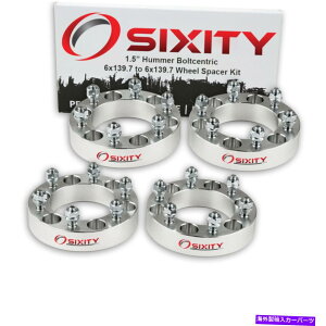 �X�y�[�T�[ 4PC 1.5 "�n�}�[�p�z�C�[���X�y�[�T�[H3�g���b�NSUV�A�_�v�^�[���O�X�^�b�h6x139.7 IK 4pc 1.5" Wheel Spacers for Hummer H3 Truck SUV Adapters Lugs Studs 6x139.7 ik