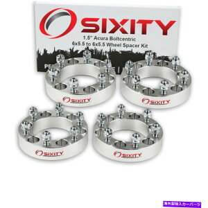 �X�y�[�T�[ 4PC 1.5 "Acura SLX�A�_�v�^�[���O�X�^�b�h�̃z�C�[���X�y�[�T�[6x5.5 yi 4pc 1.5" Wheel Spacers for Acura SLX Adapters Lugs Studs 6x5.5 yi